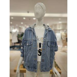 [포커스]MARIO포커스  자수 웨이브 후드 청자켓 FS5A3JK30879