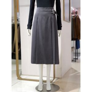 [에꼴드파리]MARIO버클 장식 플리츠 스커트 M07RB3YWSAM07Z