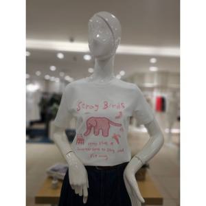 [포커스]MARIO포커스 비즈 코끼리 티셔츠 FM5C7TS00676