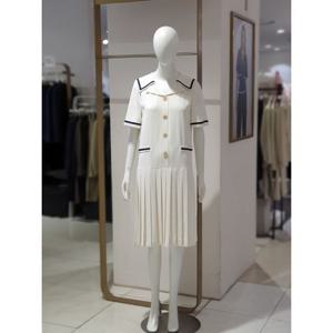 [에꼴드파리]MARIO오픈칼라 플리츠 원피스 19ZRB36WOAM19Z