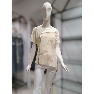 [씨]MARIOSI프린트 쉬폰배색 티셔츠SGIBE5831