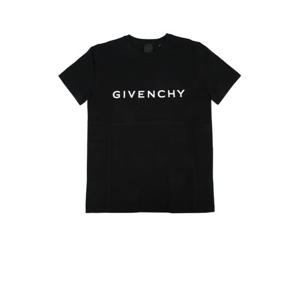 지방시 키즈 키즈 블랙 반팔 티셔츠 H30952 09B