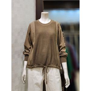 [벨라디터치][벨라디터치] V9F3KT23 밑단 스트링 가을 니트티 (P