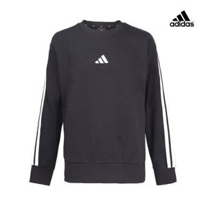 아디다스 3S 플리스 기모 맨투맨 스웨트 셔츠 JE6304