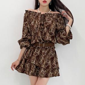 [금찌]금찌 에스닉 캉캉 원피스 ST7756D