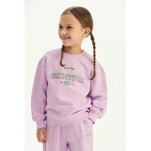 [베네통 키즈] 베네통 맨투맨QAMT13561VO_바이올렛
