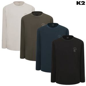 K2 남성 KMU25 231 기능성 긴팔티셔츠 올라 에센셜 라운드 - KMU25231-GS