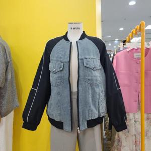 르피타 DP01 라그랑배색청 점퍼 L253BJP952