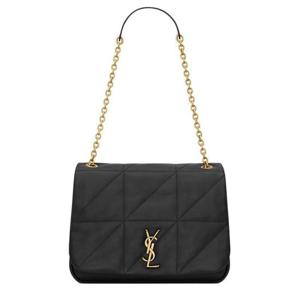 생로랑 여성 블랙 JAMIE 43 미디움 플랩 숄더백 809696_AAB321000