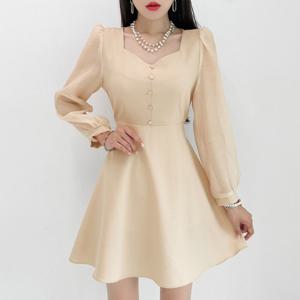 [금찌]금찌 플레인 미니 원피스 ST7754D