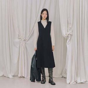 [랩]브이넥 나시 롱 원피스(AR3WO865)