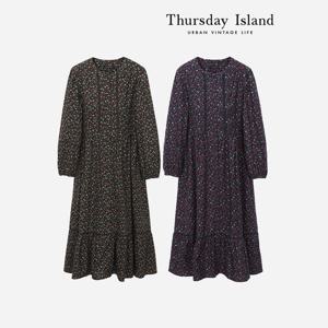 [Thursday Island] 라운드넥 허리밴딩 원피스 (T238MOP250W)