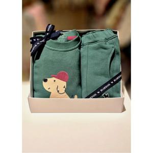 블루독베이비 10 25FW가을신상(GN)도기루즈핏스웨트셔츠A팬츠세트 (145A143340141501)