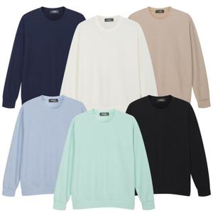 [파파브로] 남성 캐주얼 골지 니트 오버핏 스웨터 라운드 니트 SO-KN-Q056