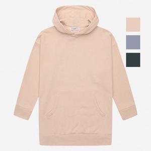 [뱅뱅] 여성 베이직 루즈핏 롱 후드티 (NTI665)