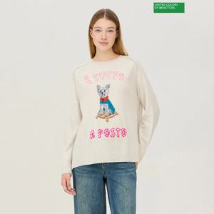 베네통 강아지 인타샤 니트 BAKPA3561