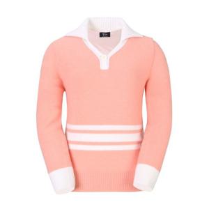 [LPGA][패플 단독] 여성 에리형 방풍 라운드 니트 L224KT607P_PK