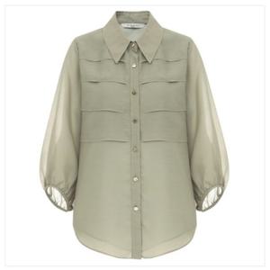 [미니멈]앞단추쉬폰카라블라우스MZCGWB7940