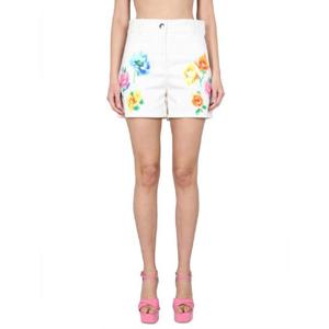 BOUTIQUE MOSCHINO BRODERIE ANGLAISE 플라워 CHINE 반바지 032108181888