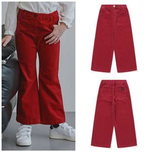 빈[BEEN]HP BZ62PT03RD 레드 코듀로이 일자 팬츠PG