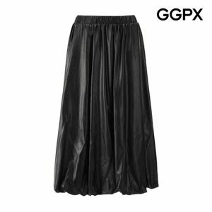 [GGPX] 레더 벌룬 밴딩 스커트 (GP9SK023F)