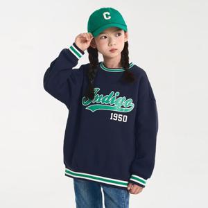 [인디고뱅크키즈]60 할인 쮸리 기모 시보리 맨투맨 IKMA24T03