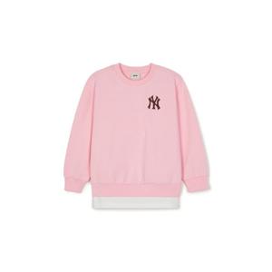 M MLB키즈긴팔티 NQK 7AMTB0544-50PKL 베이직 빅럭스 레이어드 맨투맨 뉴욕양키스