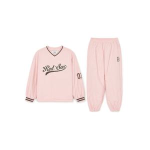 M MLB키즈긴팔티 NQK 7AS2V0444-43PKL 바시티 우븐 맨투맨 셋업 보스턴 레드삭스