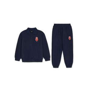 M MLB키즈트레이닝세트 NQK 7AS2H0144-50NYD 하트 피케 맨투맨세트 뉴욕양키스