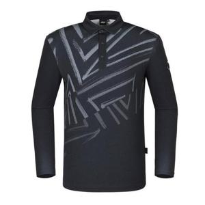 JDX 세이브존07 남성 기하학패턴 티셔츠 X1TLV3405-BK