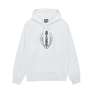 스투시 웨스 윙스 후드 애쉬 헤더 1925158