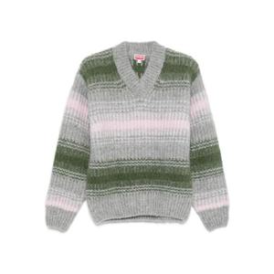겐조 V넥 스트라이프 스웨터 FF65PU7423CG