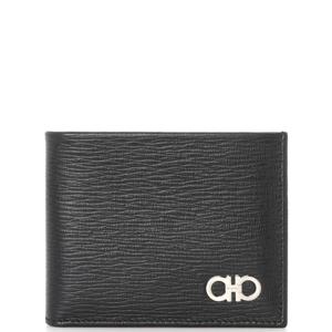 페레가모 6CC 바이폴드 지갑 블랙레드 66A064 685978