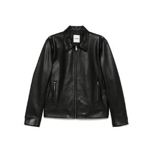 산드로 레더 재킷 SHPBL01017