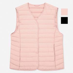 [뱅뱅] 여성 브이넥 경량 패딩조끼(NEY621)