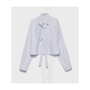 프라다 프라다 블루 스트라이프 셔츠   블라우스 2217264