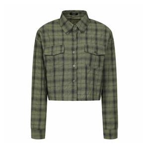 [레코브](레코브) 체크 아웃포켓 크롭 셔츠(LC41CXNB009E)