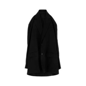 발렌시아가 원피스 809048TRT01 1000 Black