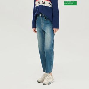 베네통 레터링 배기 데님 팬츠 BADP57461