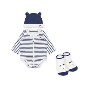 [블루독베이비]카라세트바디슈트+양말SET 45A70-040-07SSET