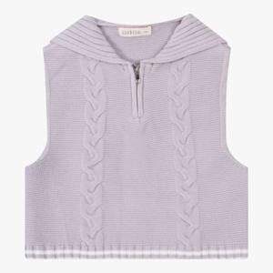 [일로딜로]모던 반집업 케이블 조끼 IDVK2412Z 해운대점