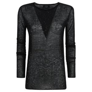 핀코   니트 FW25 105398 A2PM 5906978 Black