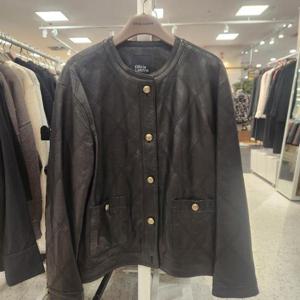 올리비아로렌 HC05 라운드 천연 양가죽자켓 VOBJN3F8151