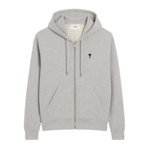 아미 후드 티셔츠 HSW7657300951 HEATHER ASH GRAY DOM