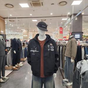 인터크루 HC10 와펜,후드블루종점퍼 ITZ3UJ01A