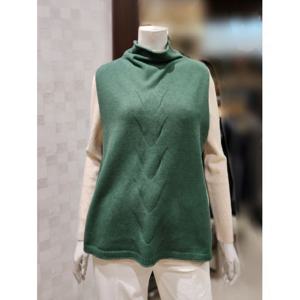 [벨라디터치]MARIOV3E4KT33 터들넥 니트 조끼