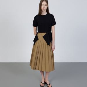 [쥬크]골지 크롭 탈착 니트 (Z252KSK023)