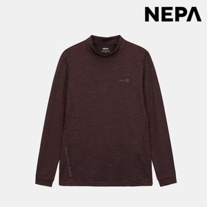 네파[택가129,000원]여성 까르비코 멜란지 하이넥 티셔츠 7K65304