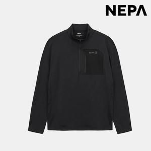 네파[택가149,000원]남성 간절기 까르비코 멜란지 집업티 7K55404