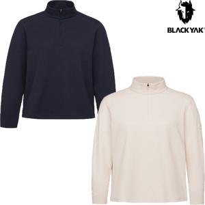 블랙야크 여성 와플집업긴팔티 1BYZTFU506